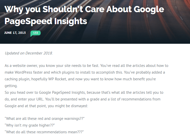Mejorar en Google Page Speed