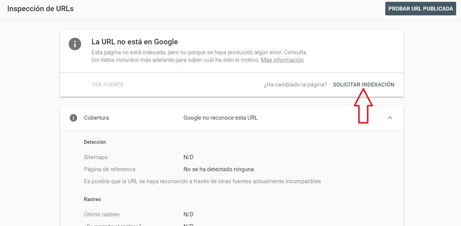 google search console