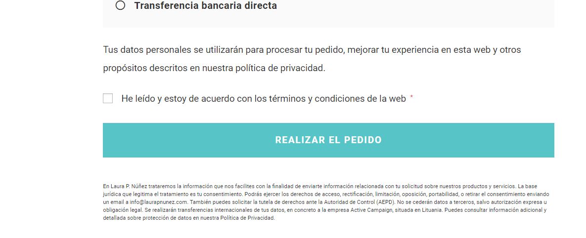 finalizar compra