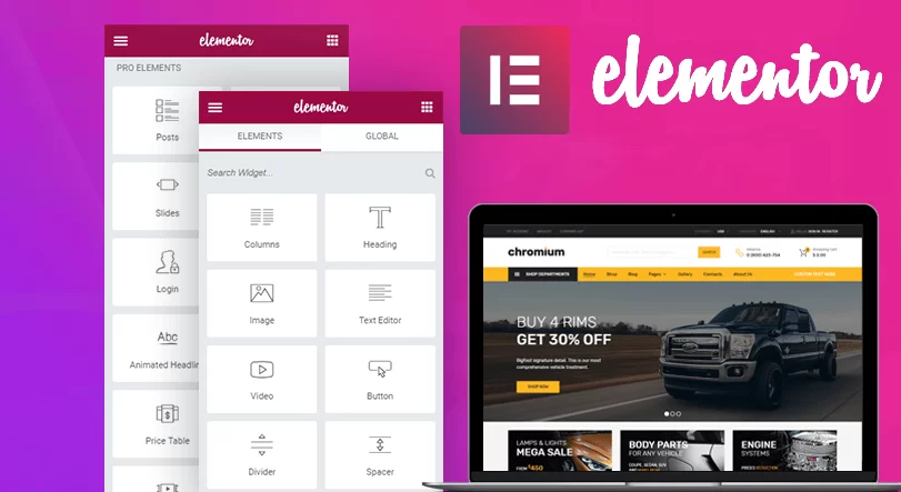 diseno web con elementor