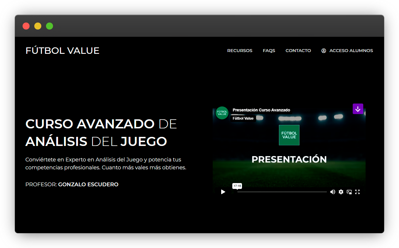 academia futbol value